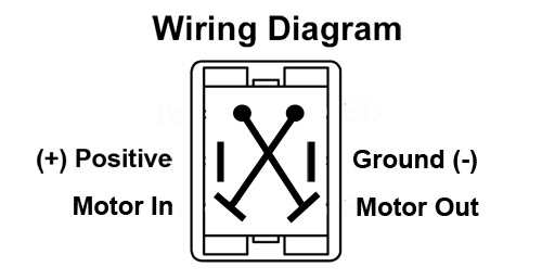 Mom-On/Off/Mom-On Reversing Switch- 13995 | JR Products