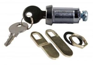 thumbnail image 2 of 1-3/8" Keyed Cam Lock For Compartment Doors – J236 Style With 2 Keys 2 of 6