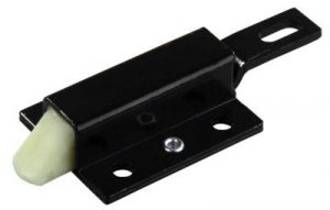 JR Products 10935 Black 2 inch Compartment Door Trigger Latch 