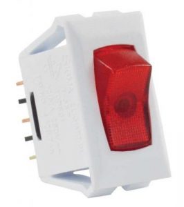 JR Products 12615 Ivory Labeled On/Off Switch 