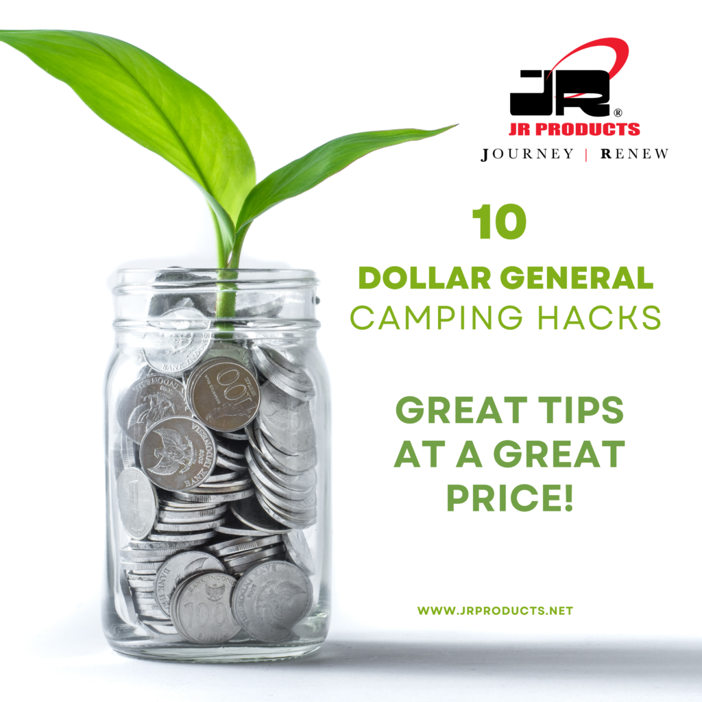 10 Dollar Store camping hacks you need to know. JR Products